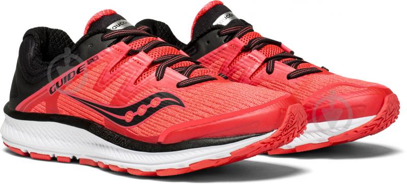 Кроссовки женские демисезонные Saucony GUIDE ISO 10415-2s р.37,5 красные - фото 1