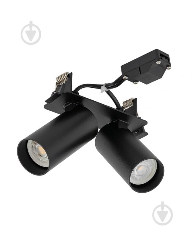 Спот Nowodvorski Fourty 2x10 Вт GU10 черный 11442 - фото 1 Спот Nowodvorski Fourty 2x10 Вт GU10 черный 11442 - фото 1