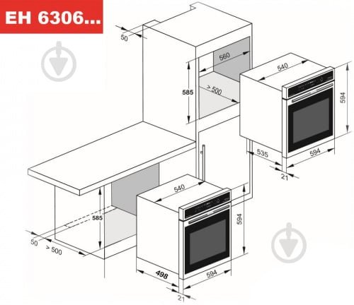 Духова шафа Kaiser EH6306R - фото 5