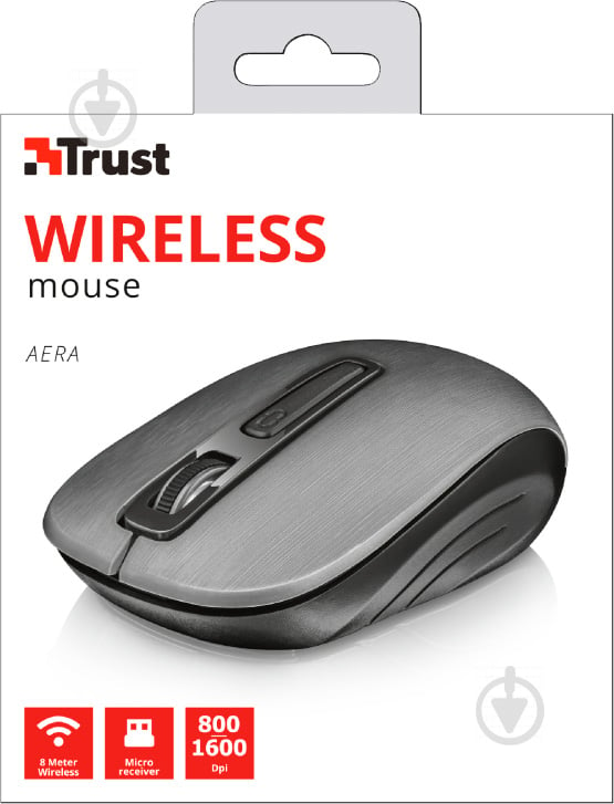 Мышь Trust Aera Wireless 22372 grey (22372) - фото 5