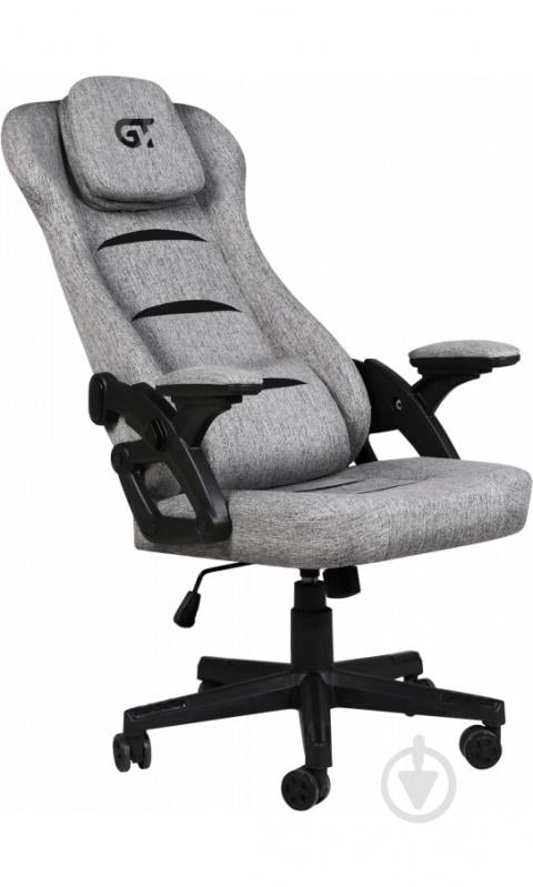 Кресло игровое GT Racer X-5993-1 серый - фото 5