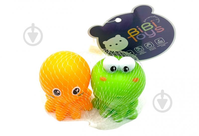 Игровой набор для купания Bibi Toys Морские жители 2 шт. (осьминог, лягушка) 761100BT - фото 1