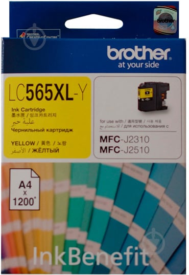 Картридж Brother MFC-J2310/J3520 XL yellow LC565XLY yellow - фото 1