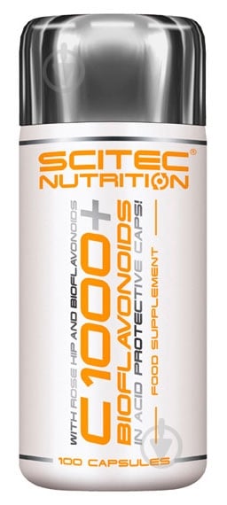 Добавка вітамінна Scitec Nutrition C1000 + Bioflavonoid 100 шт./уп. - фото 1