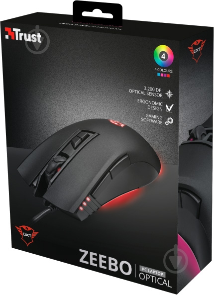 Мышь Trust GXT 121 Zeebo Gaming 23091 (23091) - фото 9