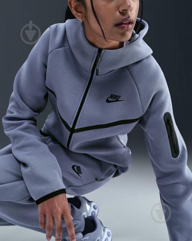 Джемпер Nike W NSW TCH FLC WR FZ HDY 2 HV6747-499 р.XL синій - фото 3