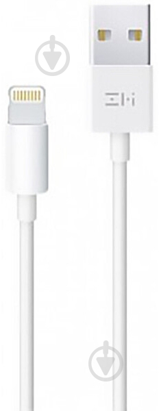 Кабель ZMI USB to Lightning MFi 1 м белый (943825) - фото 1