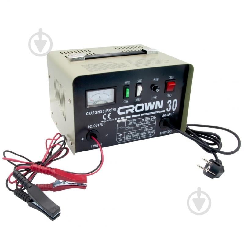 Зарядное устройство трансформаторное Crown 16 А 240 А/год (CT37005) - фото 1 Зарядное устройство трансформаторное Crown 16 А 240 А/год (CT37005) - фото 1