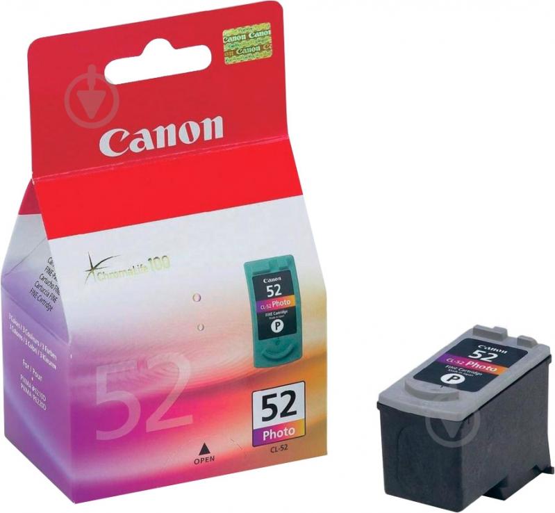 Картридж Canon  CL-52 (PC,PM,Bk) 0619B001 багатокольоровий 0619B001 - фото 1