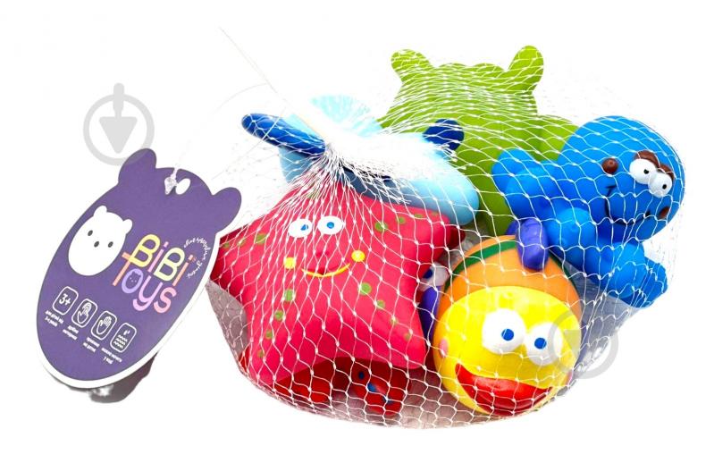 Ігровий набір для купання Bibi Toys Лійка та тваринки 8 шт. 760943BT - фото 2