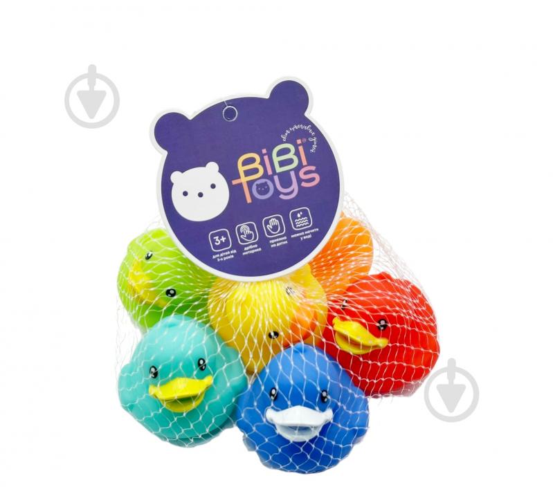 Игровой набор для купания Bibi Toys Цветные уточки 6 шт. 761018BT - фото 2