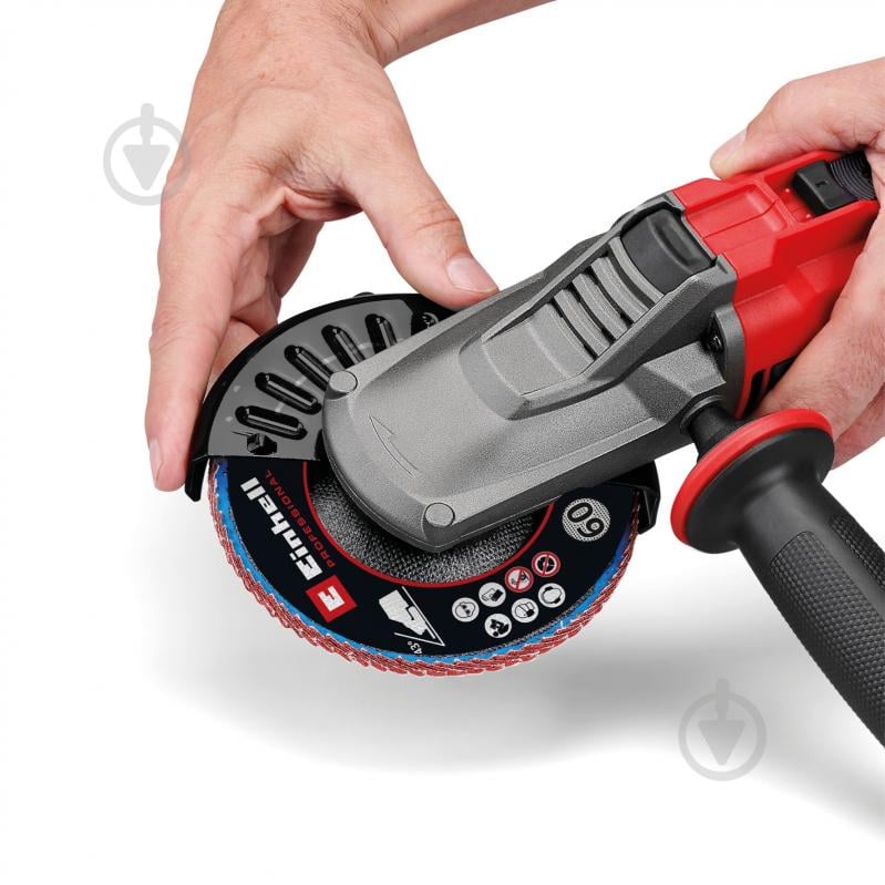 Болгарка (угловая шлифмашина) Einhell аккумуляторная бесщеточная PXC Professional TP-AG 18/125 F Li BL - Solo 4431175 - фото 8