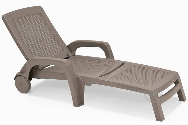 Шезлонг Bica 70x190 см бежевий - фото 1