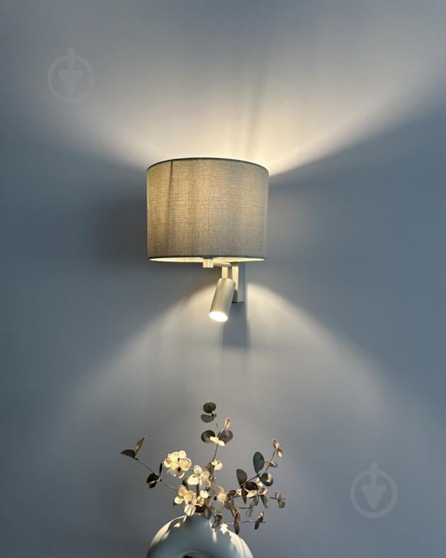 Бра Nowodvorski Cedro 10 Вт E27/GU10 серый 11668 - фото 6 Бра Nowodvorski Cedro 10 Вт E27/GU10 серый 11668 - фото 6