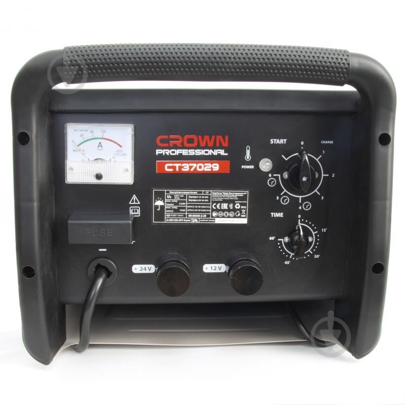 Пускозарядний пристрій трансформаторний Crown 540 А 1000 А/ч (CT37029) - фото 4