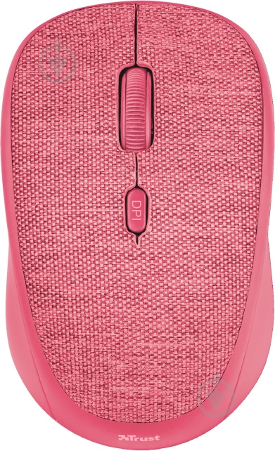 Мышь Trust Yvi Fabric Wireless 22674 pink (22674) - фото 2 Мышь Trust Yvi Fabric Wireless 22674 pink (22674) - фото 2