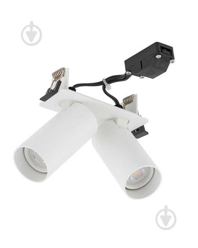 Спот Nowodvorski Fourty 2x10 Вт GU10 белый 11443 - фото 1 Спот Nowodvorski Fourty 2x10 Вт GU10 белый 11443 - фото 1