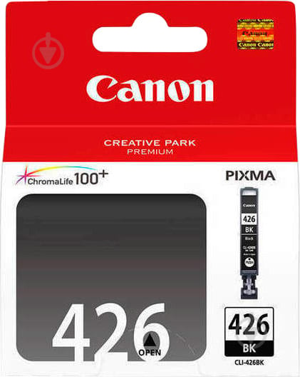 Картридж Canon  CLI-426Bk 4556B001 черный 4556B001 - фото 1