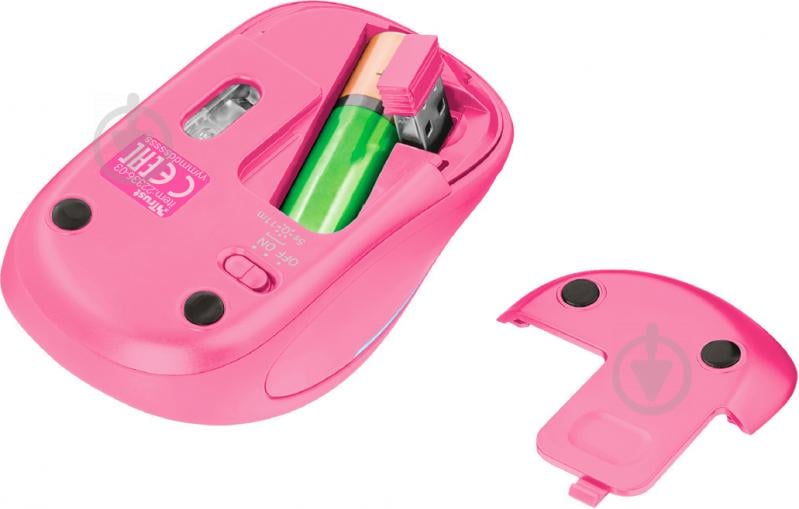 Миша Trust Yvi FX Wireless 22336 pink (22336) - фото 4