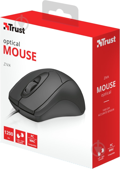 Мышь Trust Ziva Optical 21947 (21947) - фото 5