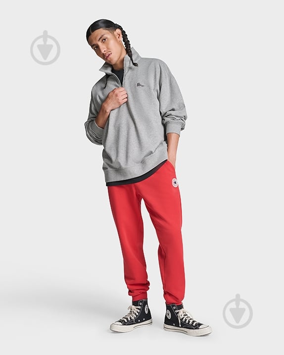 Джемпер Converse SNEAKER PATCH ? ZIP CVM5K558-M6X р.2XL серый - фото 1 Джемпер Converse SNEAKER PATCH ? ZIP CVM5K558-M6X р.2XL серый - фото 1