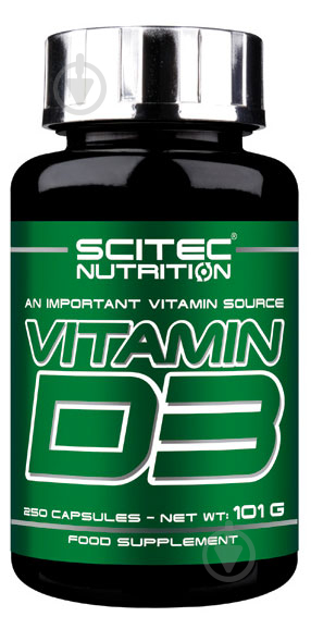 Вітамін D3 Scitec Nutrition Vitamin-D3 250 шт./уп. - фото 1