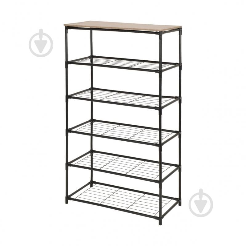Етажерка металева Fabrika FLEX MAX 1085х600х300 мм чорний (FK-GM5623-5) - фото 1 Етажерка металева Fabrika FLEX MAX 1085х600х300 мм чорний (FK-GM5623-5) - фото 1