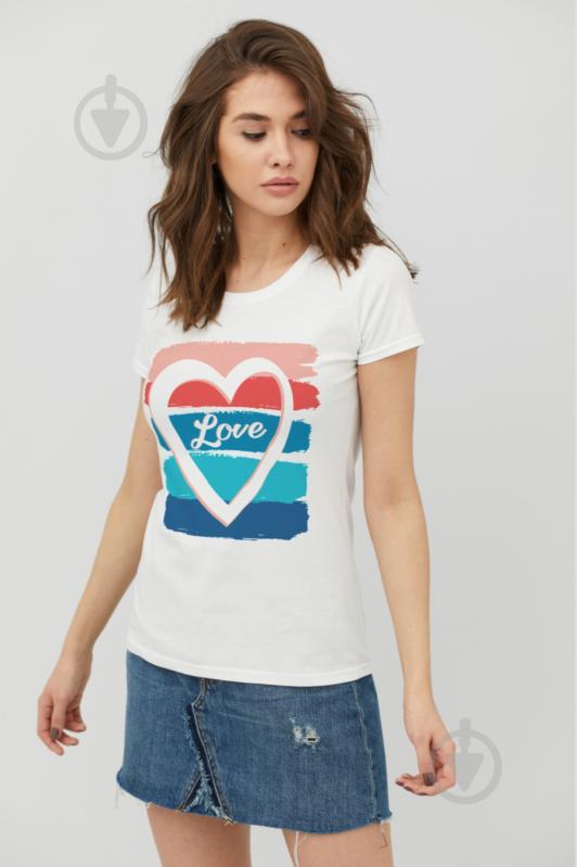 Футболка YAPPI Basic WW1052 р.S білий - фото 1