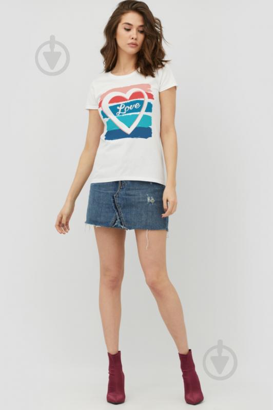 Футболка YAPPI Basic WW1052 р.S білий - фото 2