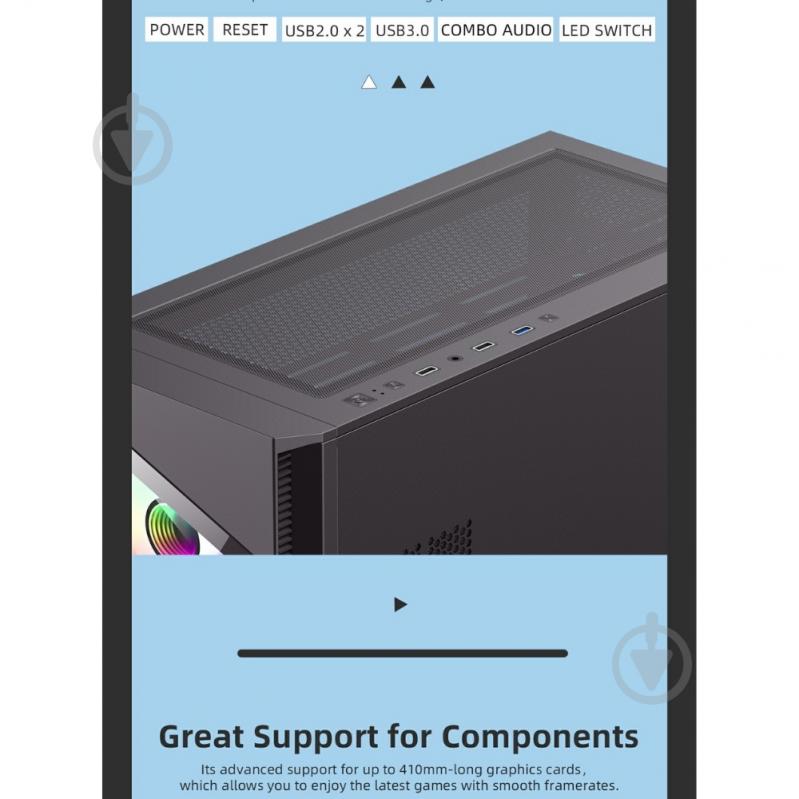 Корпус GameMax Destroyer TGB - фото 16