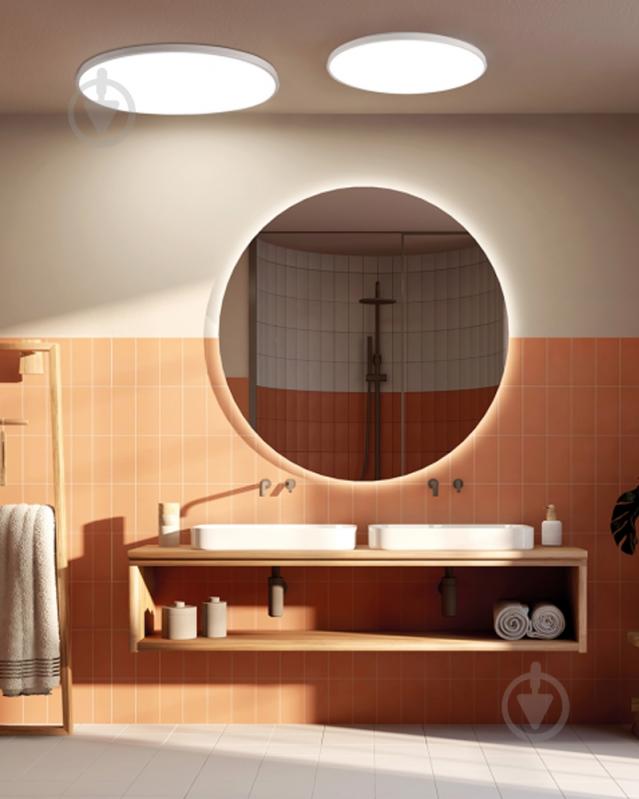 Светильник потолочный Nowodvorski Agnes Round 64 Вт белый 3000 К 10981 - фото 3