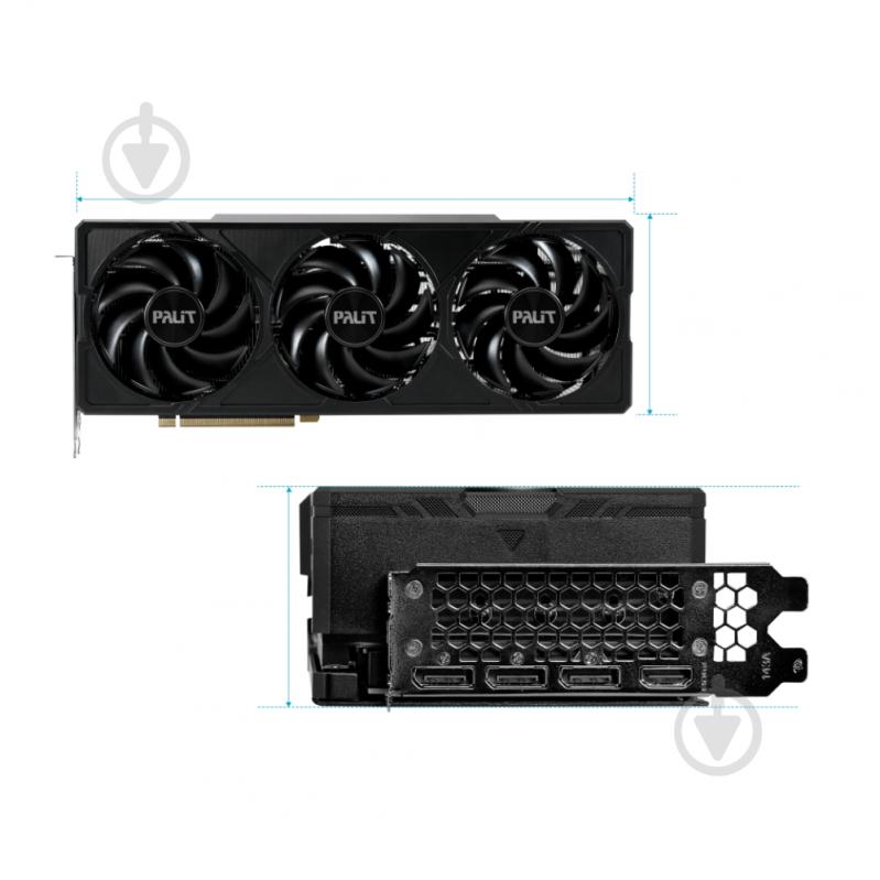 Видеокарта Palit nVidia GeForce RTX 4080 JETSTREAM 16GB GDDR6X 256bit (NED4080019T2-1032J) - фото 7