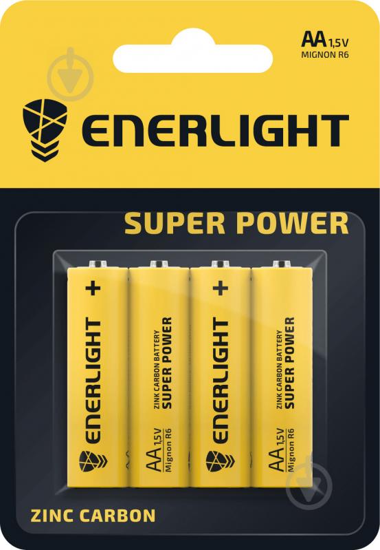 Батарейки Enerlight Super Power AA (R6, 316) 4 шт. (80060104) - фото 1