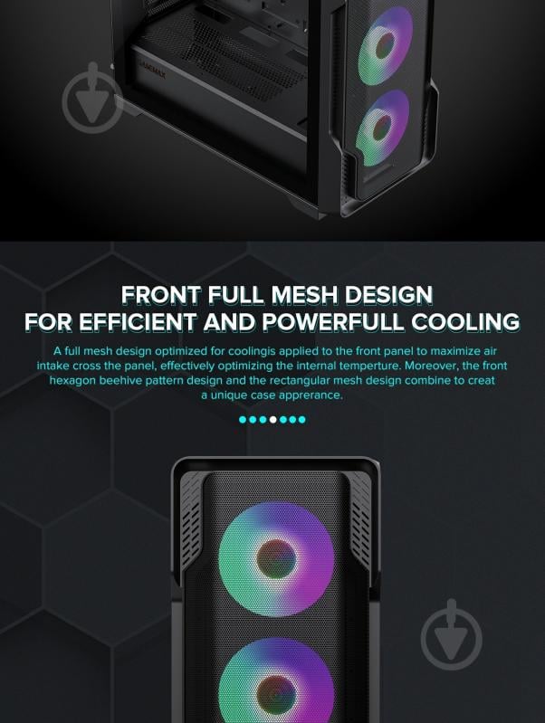 Корпус GameMax Siege BK - фото 14