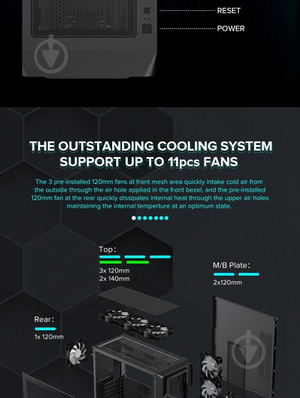 Корпус GameMax Siege BK - фото 16