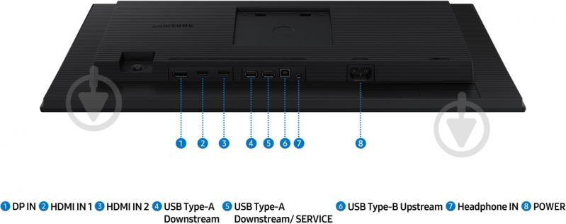 Монітор Samsung S24D400 24" (LS24D400GAIXCI) - фото 17