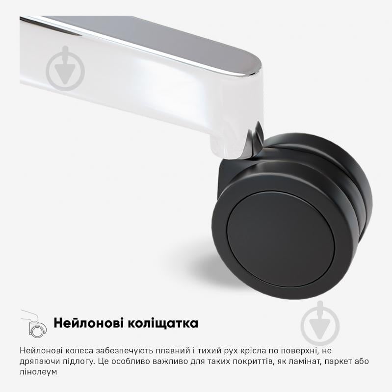 Крісло офісне Mealux S8 Air чорний - фото 16