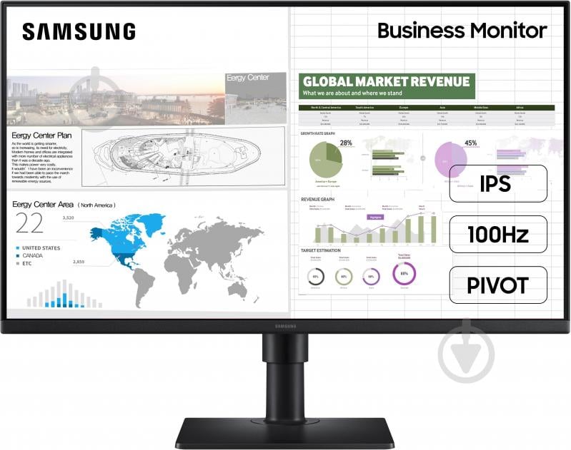 Монитор Samsung S27D400 27" (LS27D400GAIXCI) - фото 1