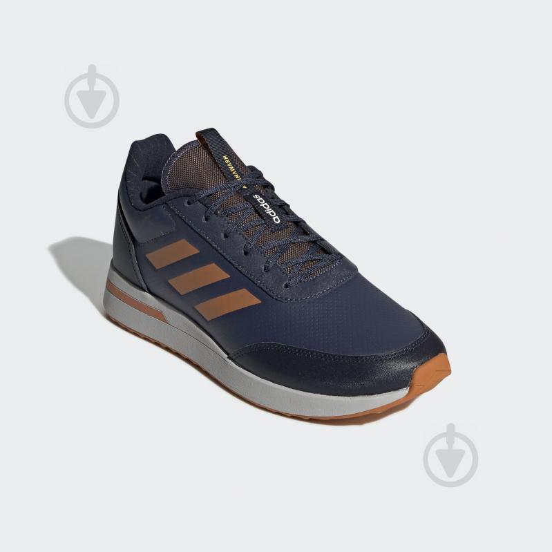 Кросівки чоловічі зимові Adidas RUN70S EF0808 р.43 1/3 темно-сині - фото 4