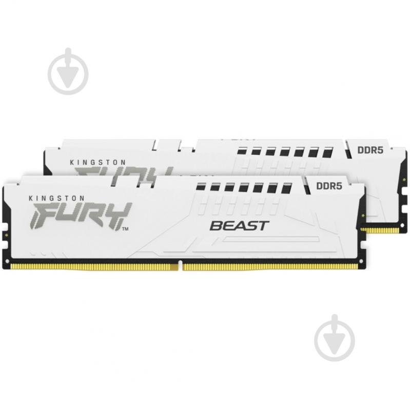 Оперативная память Kingston DDR5 SDRAM 64 GB (2x16GB) 5200 MHz (KF552C36BWEK2-64) FURY Beast White - фото 4