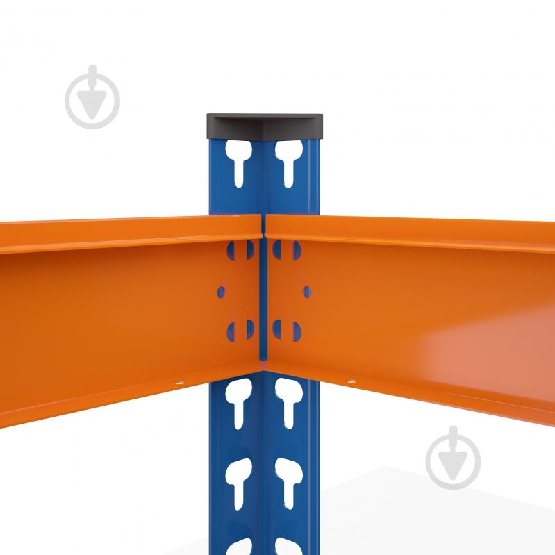 УЦЕНКА! Стеллаж Меткас Титан синий/оранжевый 2160x1600x500 мм МДФ полка 5 шт. краска (УЦ №110) - фото 4 УЦЕНКА! Стеллаж Меткас Титан синий/оранжевый 2160x1600x500 мм МДФ полка 5 шт. краска (УЦ №110) - фото 4