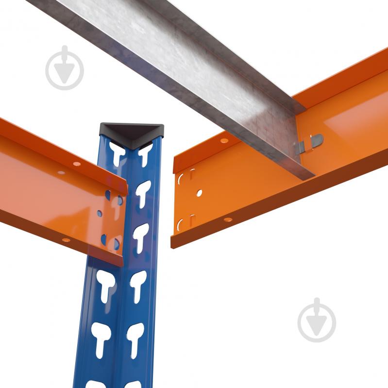 УЦЕНКА! Стеллаж Меткас Титан синий/оранжевый 2160x1600x500 мм МДФ полка 5 шт. краска (УЦ №110) - фото 5 УЦЕНКА! Стеллаж Меткас Титан синий/оранжевый 2160x1600x500 мм МДФ полка 5 шт. краска (УЦ №110) - фото 5