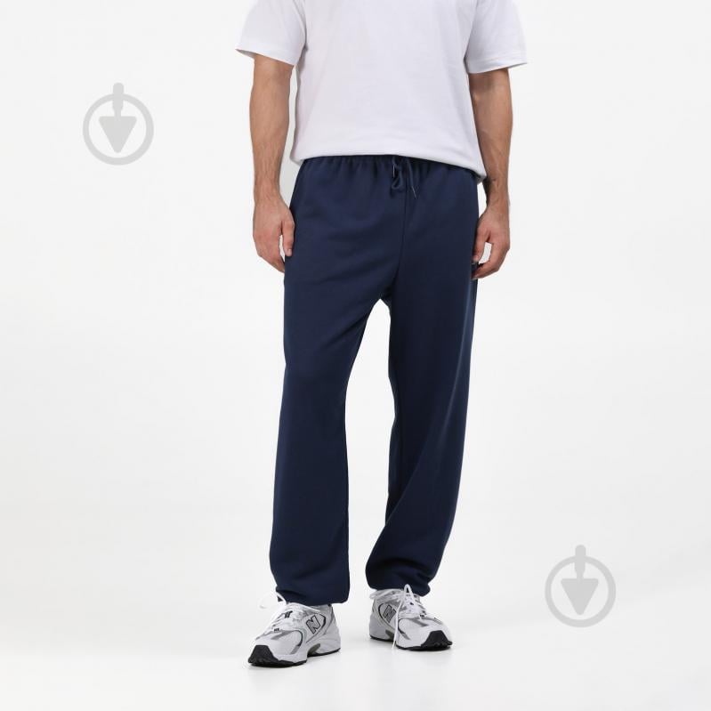 Брюки New Balance Small Logo MP41519NNY р. L синий - фото 1