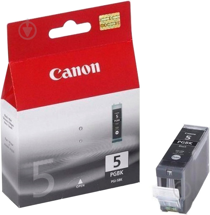 Картридж Canon  PGI-5Bk 0628B024 черный 0628B024 - фото 1