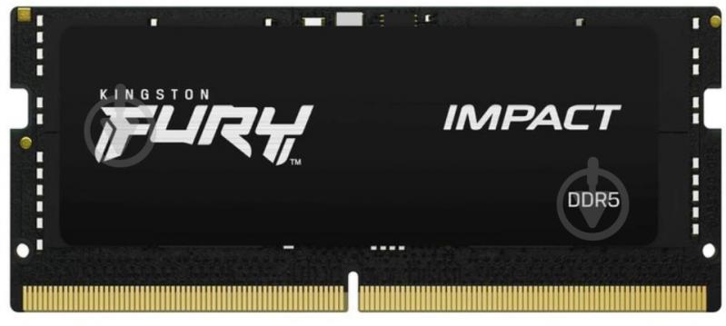 Оперативная память Kingston SODIMM DDR5 16 GB (1x16GB) 5600 MHz (KF556S40IB-16) - фото 1