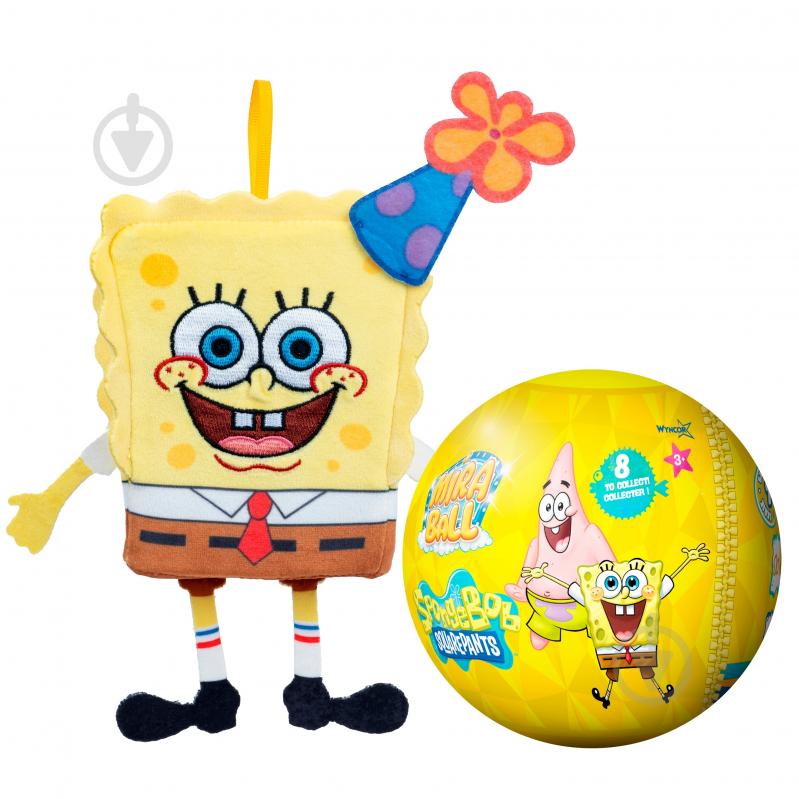 Мягкая игрушка-сюрприз MIRABALL серия SPONGEBOB в шаре с аксессуарами в ассортименте M14119 - фото 2 Мягкая игрушка-сюрприз MIRABALL серия SPONGEBOB в шаре с аксессуарами в ассортименте M14119 - фото 2