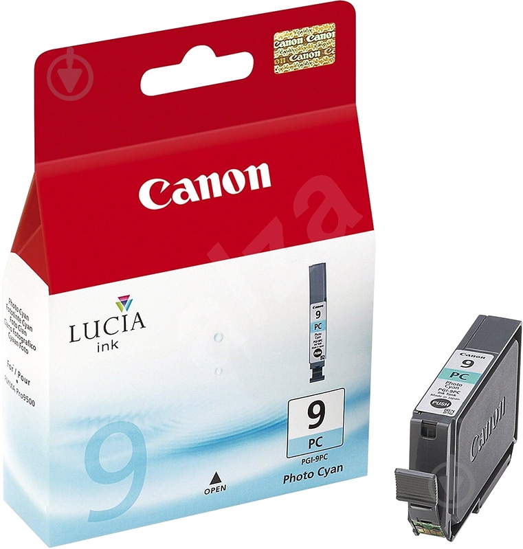 Картридж Canon  PGI-9C Cyan Pro9500 1035B001 синий 1035B001 - фото 1