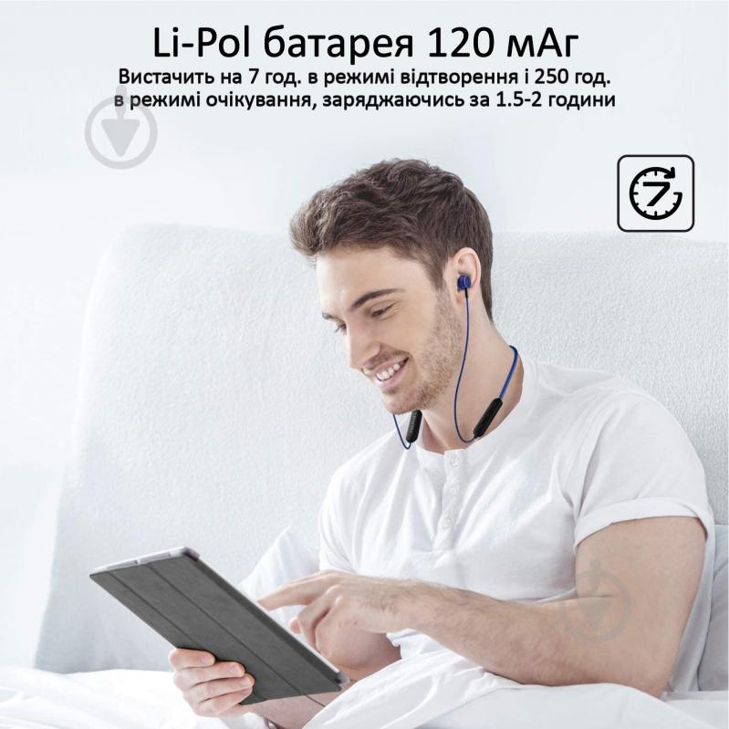 Навушники Promate Bali Bluetooth 5 blue (bali.blue) - фото 3