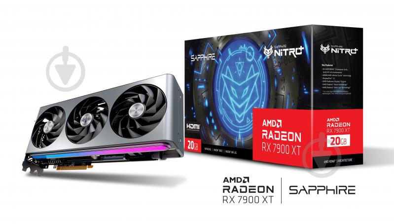 Відеокарта Sapphire Radeon RX 7900 XT 20GB GDDR6 320bit (11323-01-40G) - фото 7