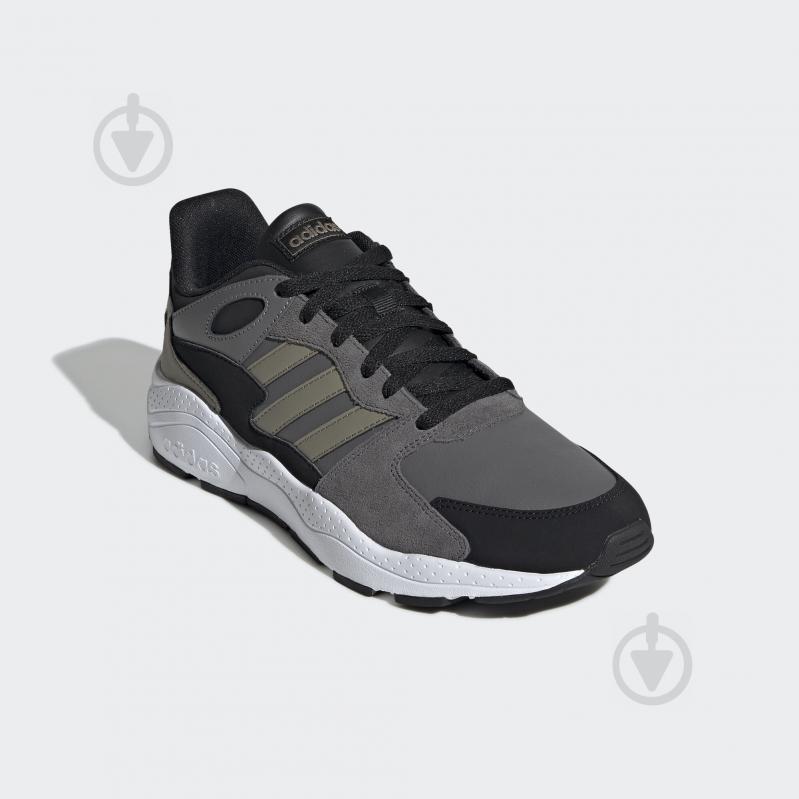 Кроссовки мужские зимние Adidas CRAZYCHAOS EF1057 р.45 1/3 светло-серые - фото 4